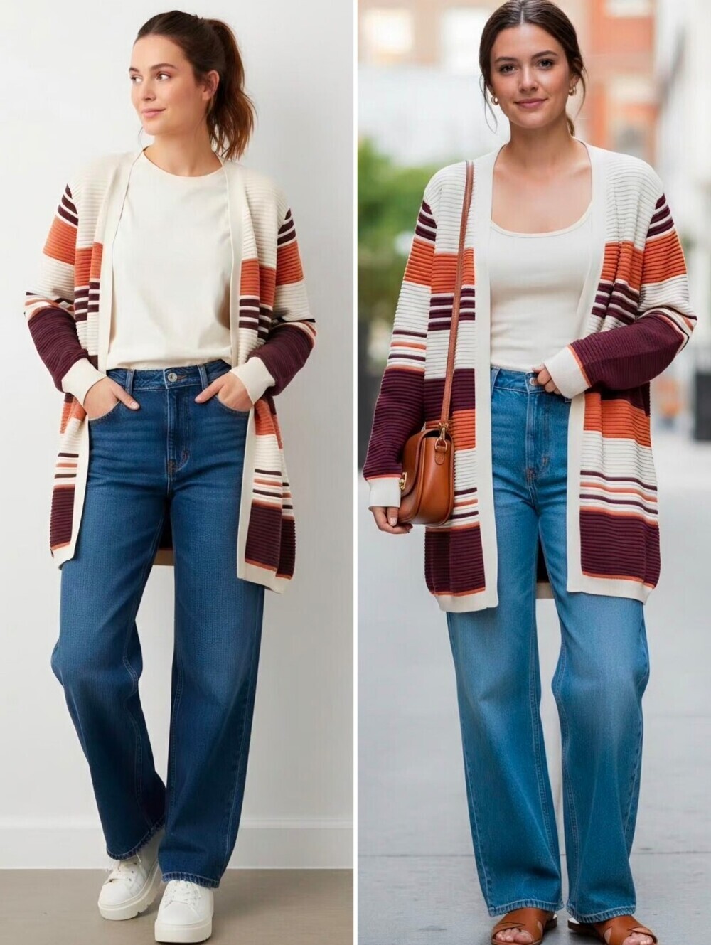 New! Roxy Above The Sun Chunky Ribbed Knit Oversized Cardigan Sweater